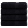 Essuie-mains de qualité supérieure SOLUND 4 pcs noir 600 g/m² 