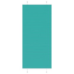 Store plissé vert pétrole 95x200 cm largeur du tissu 94,4 cm 