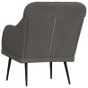 Fauteuil Gris foncé 63x76x80 cm Velours 