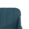 Fauteuil Bleu 63x76x80 cm Velours 
