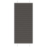 Store plissé noir 95x200 cm largeur du tissu 94,4 cm polyester 