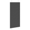 Store plissé noir 95x200 cm largeur du tissu 94,4 cm polyester 