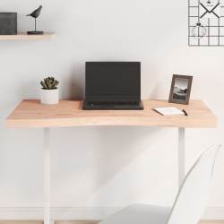 Dessus de bureau 100x(45-50)x4 cm bois massif de hêtre 