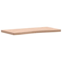 Dessus de bureau 100x(45-50)x4 cm bois massif de hêtre 