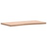 Dessus de bureau 100x(45-50)x4 cm bois massif de hêtre 