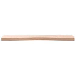 Dessus de bureau 100x(45-50)x4 cm bois massif de hêtre 