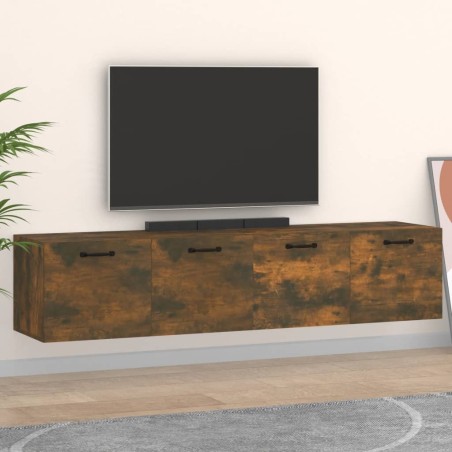 Armoires murales 2pcs Chêne fumé 60x36,5x35cm Bois d'ingénierie 