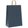 Sacs en papier 250 pcs avec poignées bleu 32x17x44 cm 