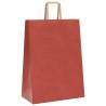 Sacs en papier 250 pcs avec poignées rouge 32x17x44 cm 
