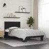 Cadre de lit sans matelas noir 100x200 cm 