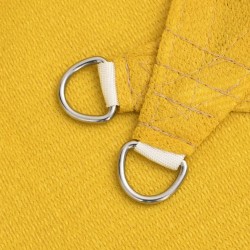 Voile d'ombrage 160 g/m² Jaune 2x4 m PEHD 