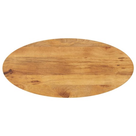 Dessus de table 110x50x2,5 cm ovale bois massif de manguier 