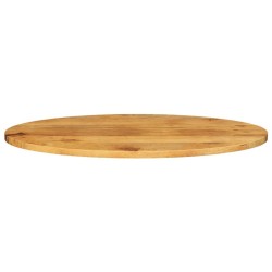 Dessus de table 110x50x2,5 cm ovale bois massif de manguier 
