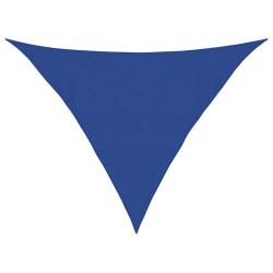 Voile d'ombrage 160 g/m² triangulaire bleu 4x4x5,8 m PEHD 