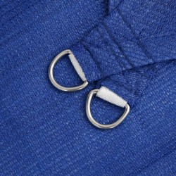 Voile d'ombrage 160 g/m² triangulaire bleu 4x4x5,8 m PEHD 