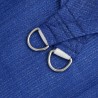 Voile d'ombrage 160 g/m² triangulaire bleu 4x4x5,8 m PEHD 