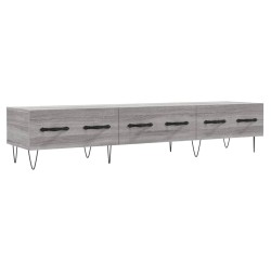Meuble TV sonoma gris 150x36x30 cm bois d'ingénierie 
