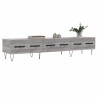 Meuble TV sonoma gris 150x36x30 cm bois d'ingénierie 