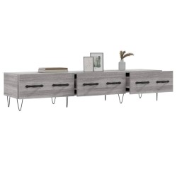 Meuble TV sonoma gris 150x36x30 cm bois d'ingénierie 