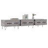 Meuble TV sonoma gris 150x36x30 cm bois d'ingénierie 