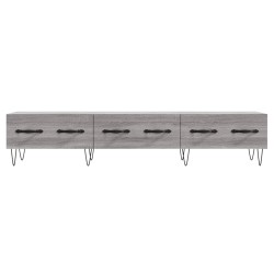 Meuble TV sonoma gris 150x36x30 cm bois d'ingénierie 
