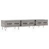 Meuble TV sonoma gris 150x36x30 cm bois d'ingénierie 