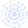 Étoile rayonnante de Noël 140 LED blanc froid 17 cm 