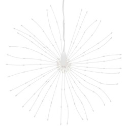 Étoile rayonnante de Noël 140 LED blanc froid 17 cm 