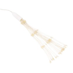 Étoile rayonnante de Noël 140 LED blanc froid 17 cm 