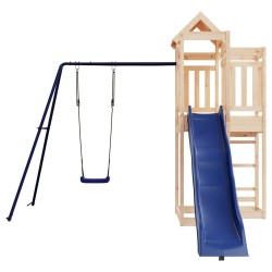 Aire de jeux d'extérieur bois de pin massif 