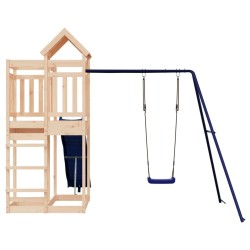 Aire de jeux d'extérieur bois de pin massif 