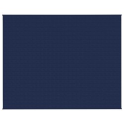 Couverture lestée Bleu 235x290 cm 15 kg Tissu 