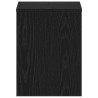 Table de chevet chêne noir 40x30x40 cm bois d'ingénierie 