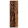 Supports pour plantes 2 pcs vieux bois bois d'ingénierie 