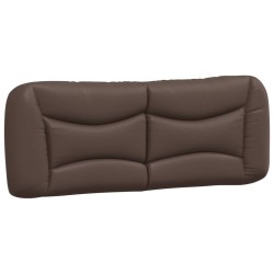 Lit avec matelas marron 120x200 cm similicuir 