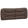 Lit avec matelas marron 120x200 cm similicuir 