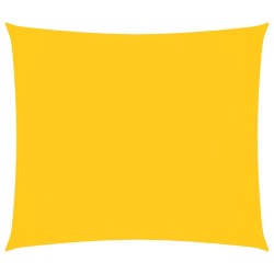Voile de parasol tissu oxford rectangulaire 2,5x3 m jaune 