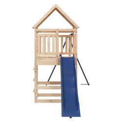 Aire de jeux d'extérieur bois de pin massif 