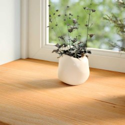 Appuis de fenêtre 2 pcs marron clair bois de chêne massif 