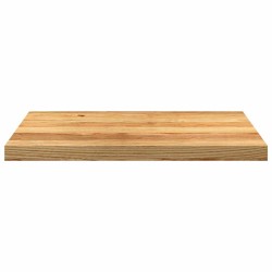 Appuis de fenêtre 2 pcs marron clair bois de chêne massif 