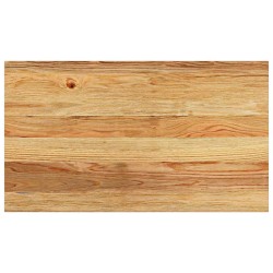 Appuis de fenêtre 2 pcs marron clair bois de chêne massif 
