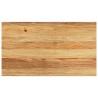 Appuis de fenêtre 2 pcs marron clair bois de chêne massif 