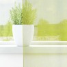 Rideaux en voile avec passants 2 pcs vert pomme 