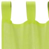 Rideaux en voile avec passants 2 pcs vert pomme 