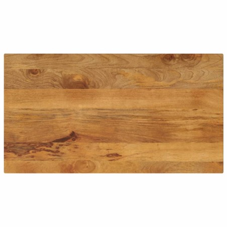 Dessus de table 110x50x3,8cm rectangulaire bois massif manguier 