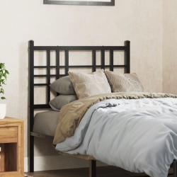 Tête de lit métal noir 80 cm 