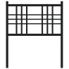Tête de lit métal noir 80 cm 