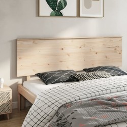 Tête de lit 204x6x82,5 cm Bois massif de pin 