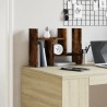 Organisateur de bureau chêne fumé 34,5x15,5x35,5 cm 