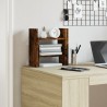 Organisateur de bureau chêne fumé 34,5x15,5x35,5 cm 